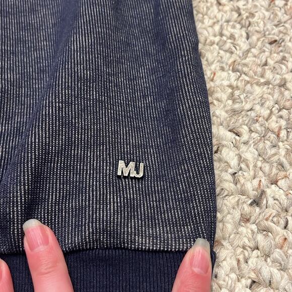 Marc by Marc Jacobs Men's Casual Sweater Sz S Blue Red Stripe Heathered - Picture 4 of 7